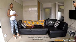 ebony slut with massive tits gets stretched doggystyle deepthroat rough