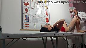 Gynecologist Fingers Patient Anus Then Fucks Wet Pussy