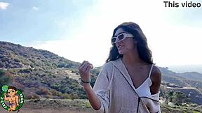 girlfriend aubry babcock sloppy blowjob at hollywood sign vol 49