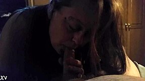 my slut wife drops to her knees sucking daddy's cock like a total whore