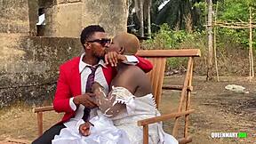 ex girlfriend fucks me outdoors on her wedding day bent over big ass wet pussy
