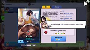 in hornyvilla game the big-titted goth maid servant cleans with her ass up craving cock