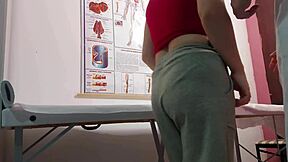 Gynecologist Fingers Patient Anus Then Fucks Wet Pussy