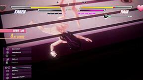 Futanari Lesbians Battle with Pussy Licking Assfucking and Tit Sucking