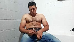Hairy Yuri Gaúcho Jerks Massive Brazilian Cock