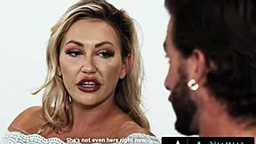 Boss's Naughty Wife Adira Allure Delivers Oiled Nuru Ride to Employee