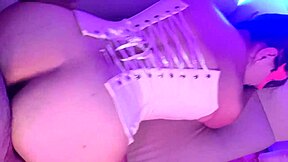 hot waitress fucked for cash in secret bar room 🔥 while party rages outside 😏🍸