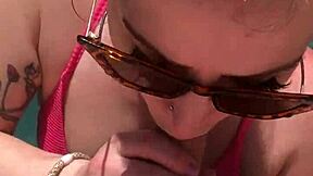 katarinakitty deepthroats cock by the pool