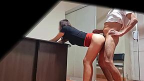 hidden cam catches nataly the sexy latina secretary riding cock in government office