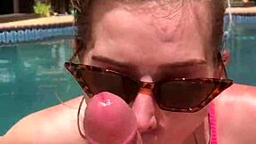 katarinakitty deepthroats cock by the pool