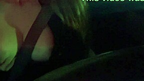 Italian Milf Artemisia Love Drives Car Flashing Big Horny Tits and Nipples