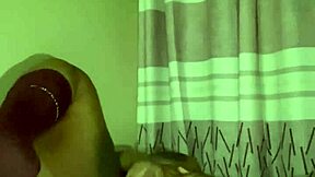 fat slut babe spreads wet pussy rides big black dildo ass shaking in lingerie getting off slow