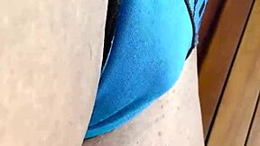 Muscular milf's huge clit drips pussy juice in close-up tease