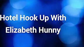 Hotel hookup turns wild as elizabeth hunny rides cock bent over bed!
