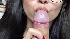 Wow! Blue-eyed novinha deepthroats sloppy on wellington prado's huge cock amateurs