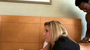 Sarah Jay craves black monster cocks deepthroating in hot MFM threesome pounding