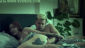 Redhead Stepmom Sneaks Bed for Rough Doggy Cowgirl Cum