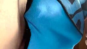 Muscular milf's huge clit drips pussy juice in close-up tease