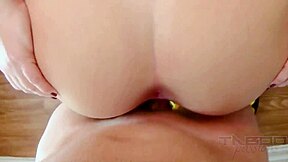 Step mom Madisin Lee bends over in bikini for my rough doggystyle pussy pounding and cumshot
