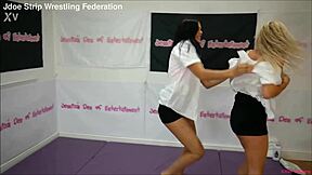 bra panties strip wrestle ends in loser diapered!