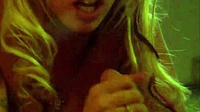 Beautiful Big Tits Blonde Begs Hubby to Lick Dripping Wet Pussy!