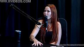 carla santos hottest podcast moments with bia hot sheer red lingerie tease?