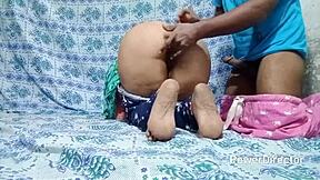 Indian school teacher fucks horny student roughly in bedroom and bathroom