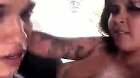 testing my brazilian wife's tan lines turns into hot backyard pounding