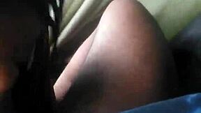 CAUGHT THIS EBONY MIDGET DEEPTHROATING HUGE BBC IN THE PARK!