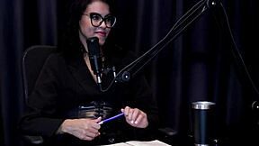 carla santos hottest podcast moments with bia hot sheer red lingerie tease?