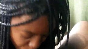 CAUGHT THIS EBONY MIDGET DEEPTHROATING HUGE BBC IN THE PARK!