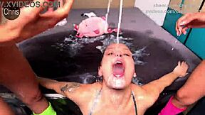 oh god, this pukefest orgy with alicia trece, helen star, yessica bunny gagging on cocks, puking, pissing, anal fucking everywhere!!