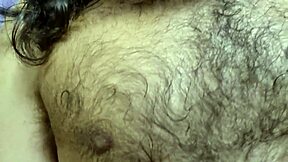 peludo muscular latina rips clothes hairy armpit outdoor striptease show