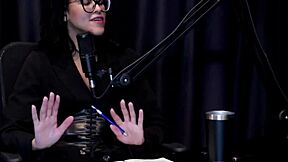 carla santos hottest podcast moments with bia hot sheer red lingerie tease?