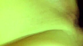 blonde milf takes doggy with cum on her ass