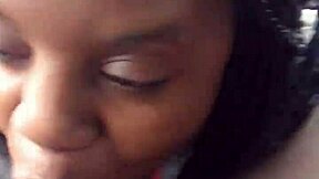 CAUGHT THIS EBONY MIDGET DEEPTHROATING HUGE BBC IN THE PARK!