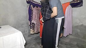 Indian Shop Owner Pounds Customer's Tight Pussy Doggystyle