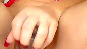 Damn this Colombian latina squirts hard fingering her big clit solo 🔥💦