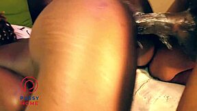 Horny amateurs fuck doggystyle with cumshots