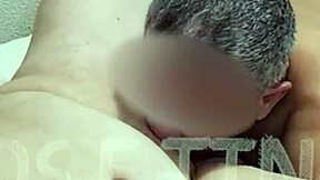 Husband licks his mature wifes wet pussy