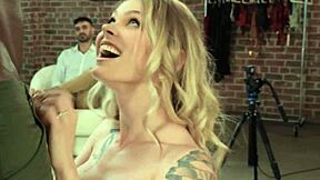 Wifey tiny hotwife sammm holds hubbys hand during bbc