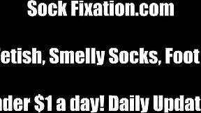 sniff these stinky socks off my feet you dirty little pervert or else