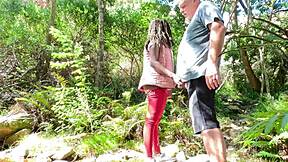 i lick all the cum off sugardaddies cock on secret beach after hike