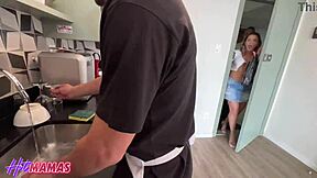 damn, milf agatha mama's big ass anal fucked in wild threesome!