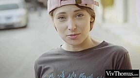 beautiful little 18+ teen having authentic hardcore lesbian sex