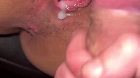 Damn, picking up cheating wife post creampie fuck with stranger in car!
