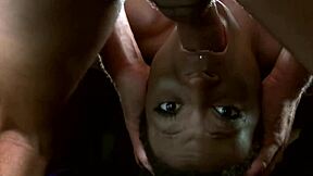 Naughty Black Girlfriend Gets Face Fucked Hard