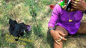 Indian Bhabhi Fucked Hard In Field