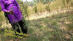 Indian Bhabhi Fucked Hard In Field