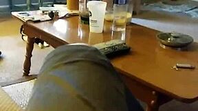 Cute blonde lotions up as total whore
